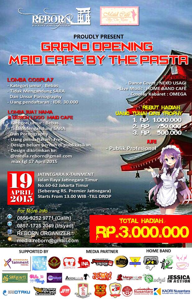 19 April - Grand Opening Maid Café by The Pasta