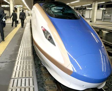 Shinkansen baru sedang diuji coba di Nagano