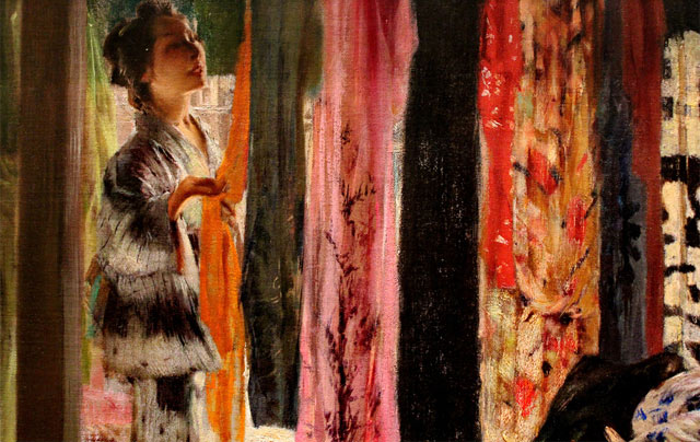 “The Silk Merchant” (detail)