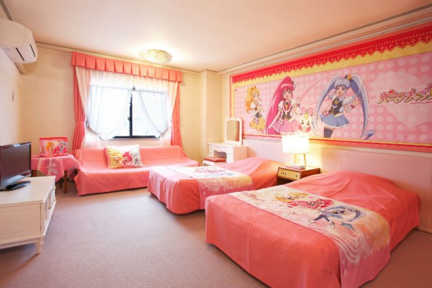 Inilah kamar hotel bertema Pretty Cure dari Jepang