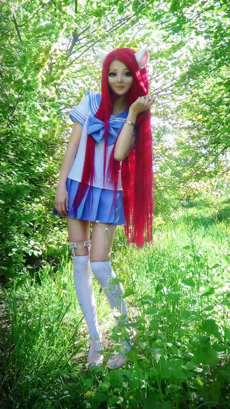 Inilah Foto Gadis Barbie Anastasiya Shpagina Saat Jadi Tokoh Manga Jepang