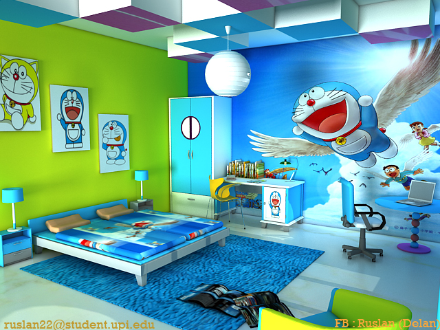 Inilah desain kamar  tidur  Doraemon  yang menakjubkan