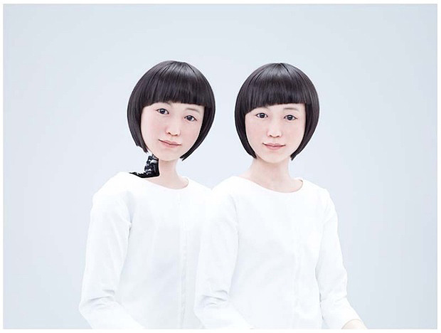 Pameran Android di Tokyo tampilkan robot Kodomoroid, Otonaroid dan Telenoid kreasi Hiroshi Ishiguro 