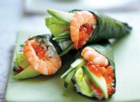 Step by step membuat temaki sushi