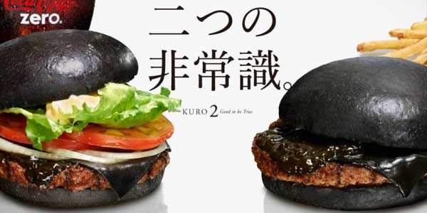 Di Jepang Kini Hadir 'Hamburger Hitam'