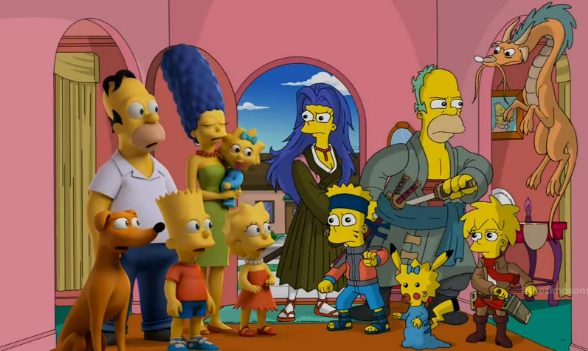 The Simpsons anime chara