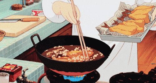 Yummy! Aneka versi GIF makanan dari anime Studio Ghibli yang akan membuat lapar