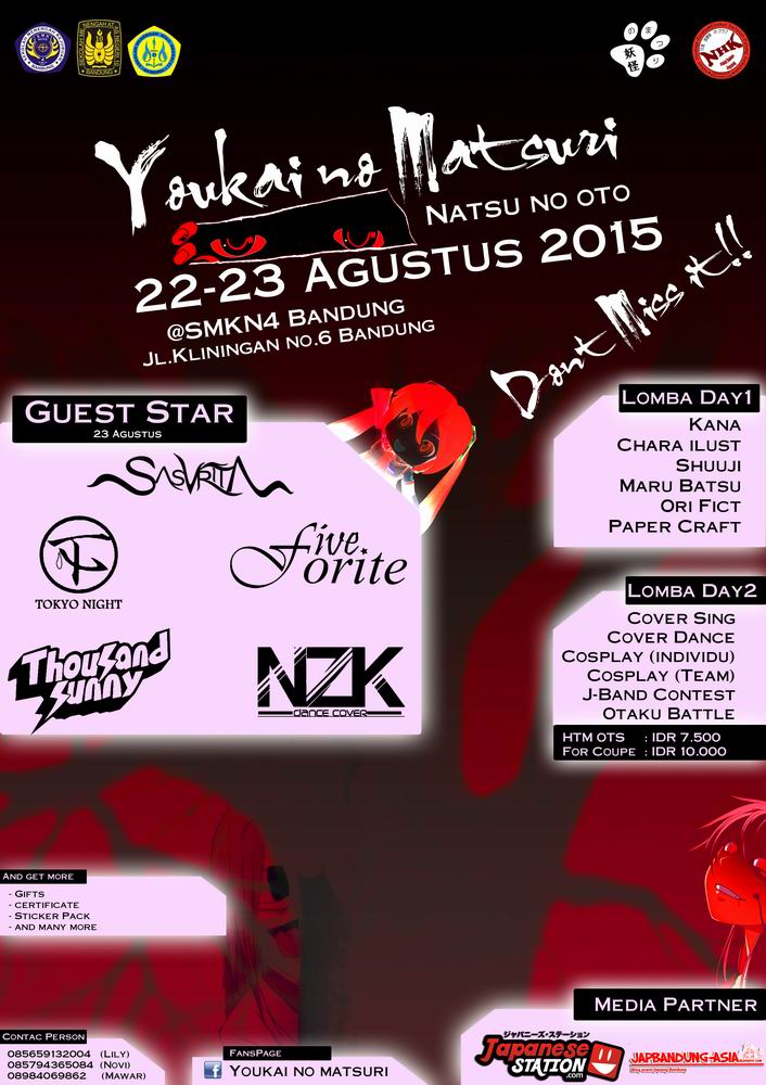 22-23 Agustus Youkai Matsuri SMKN4 Bandung