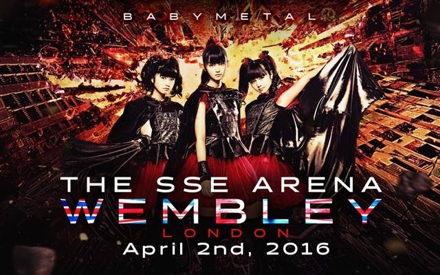BABYMETAL akan menggelar konser tunggal di Wembley Arena pada bulan April