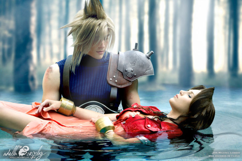 Cosplay Sugoi Final Fantasy VII Cloud Aerith