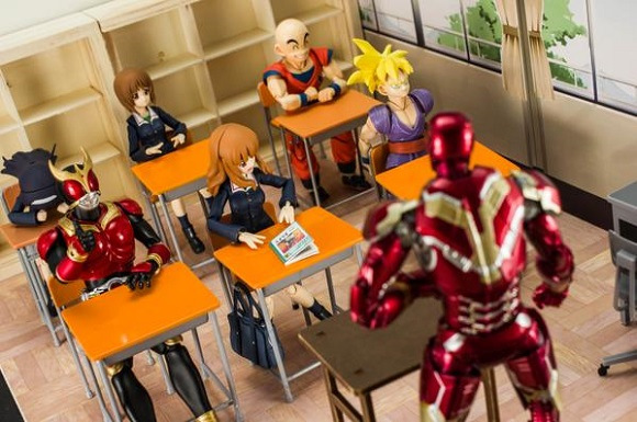 Masuk Sekolah Usai Liburan Musim Panas ala Gohan dan Iron Man Sensei