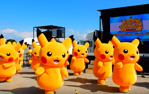 Pikachu Menari Lagu Flo Rida & Robin Thicke