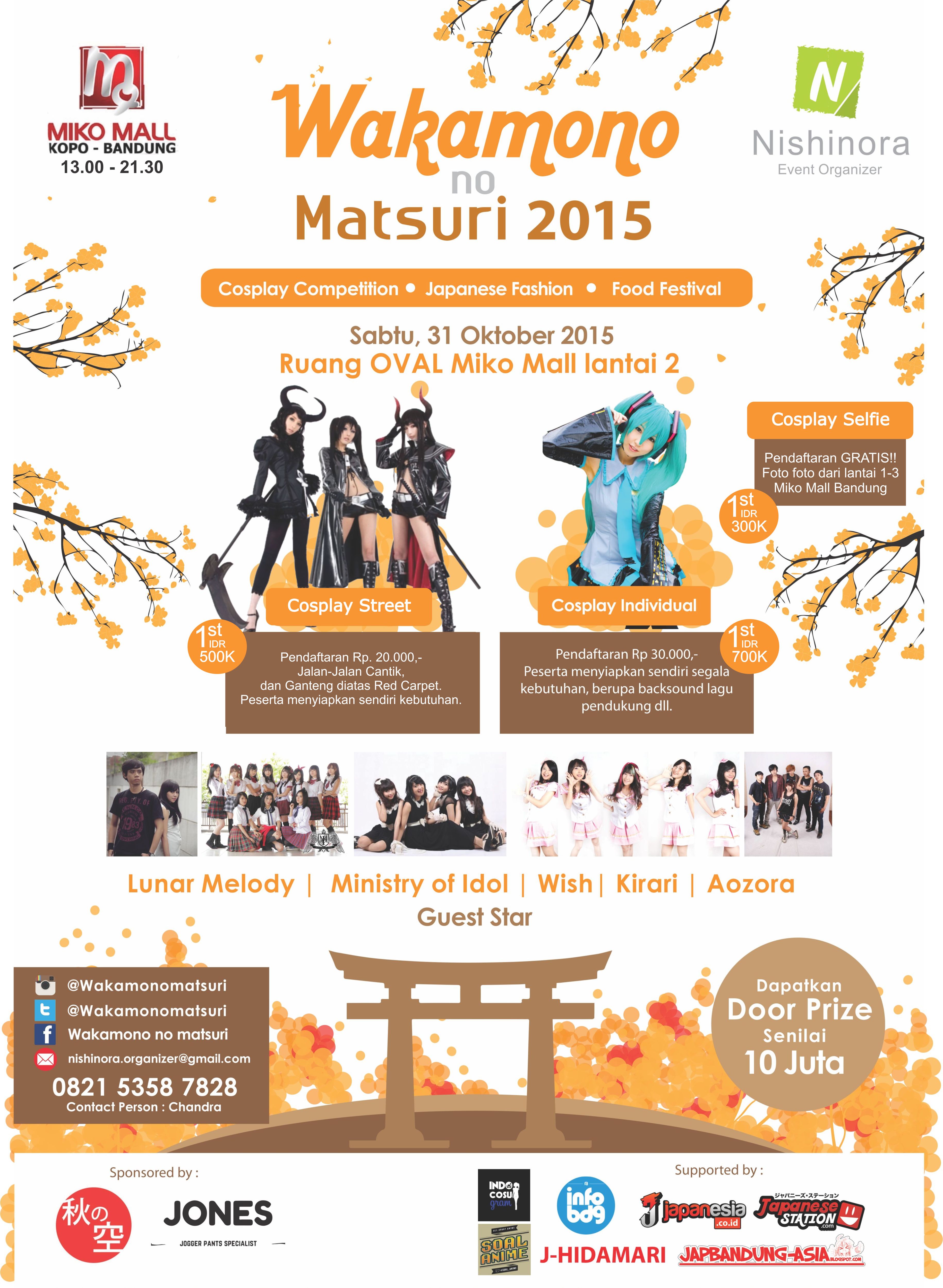 31 Oktober 2015 - Wakamono No Matsuri - Miko Mall Bandung