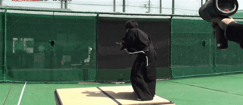 Samurai Baseball slowmo