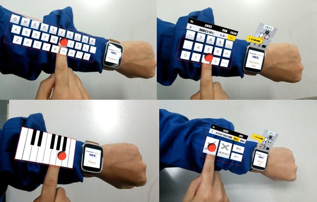 ARmKeypad, keyboard virtual di lengan kini telah dikembangkan di Jepang (1)