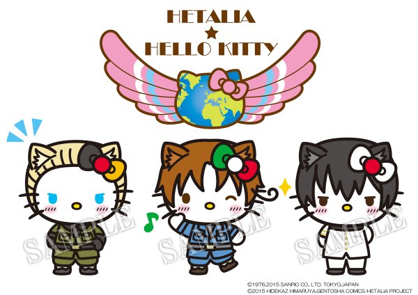 'Hetalia The World Twinkle' Berkolaborasi dengan Hello Kitty!