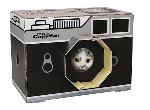 Boks Mainan ini Akan Membuat Kucingmu Masuk TV CattyMan Cat Television Scratch Box 3