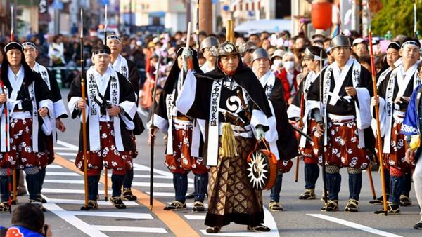 Festival Chushingura memperingati kisah 47 Ronin di Hyogo, Jepang