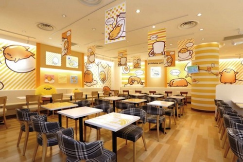 Gudetama Cafe Osaka 1