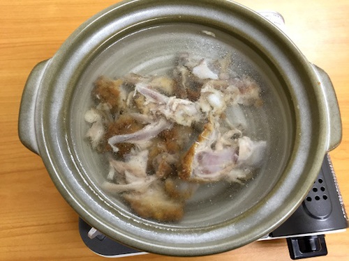 Jangan Buang Tulang Sisanya; Cara Membuat Sup Fried Chicken Natal ala Jepang 3