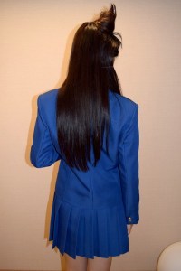 Penata rambut dan model dari Jepang ini berhasil menirukan gaya rambut Ran (Detective Conan) (5)