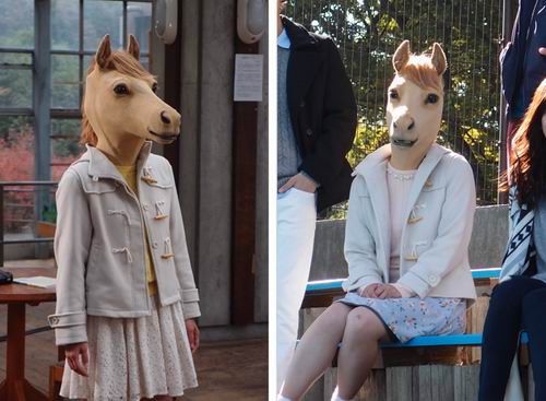 Unik, drama komedi romantis dari Jepang ini berkisah tentang mahasiswi berkepala kuda (2)
