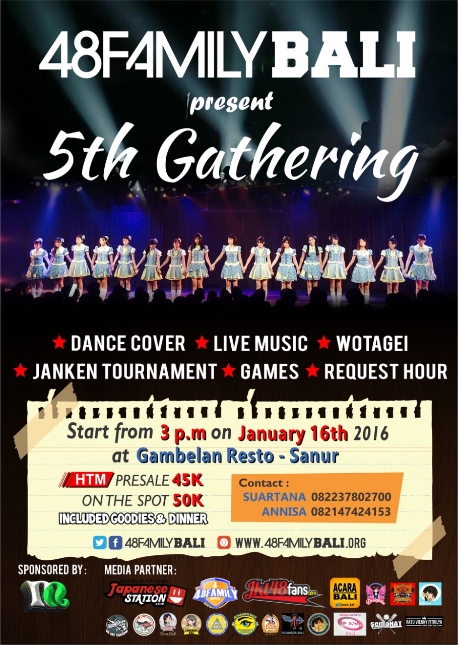 16 Januari 2016 - 5th Gathering 48 Family Bali