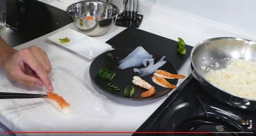 Cara Membuat Sushi Berbentuk Ikan Koi yang Cantik junskichen 14