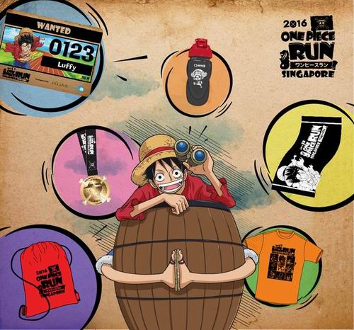 Event One Piece Run akan hadir di Singapura tanggal 6 Maret 2016!