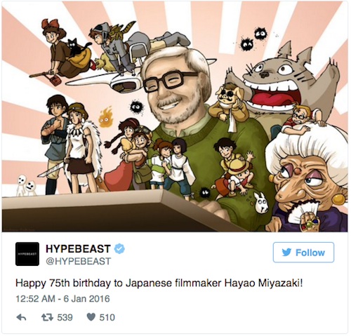 Hayao Miyazaki 75 Ulang Tahun 1