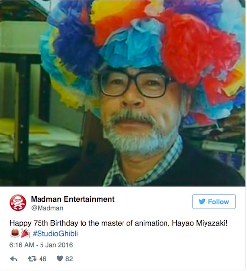 Hayao Miyazaki 75 Ulang Tahun 3