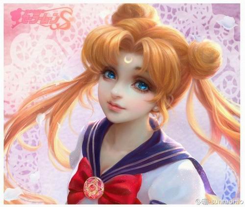 Kawaii! Karakter gadis-gadis Sailor Moon tampil cantik dalam fan art karya seniman ini!