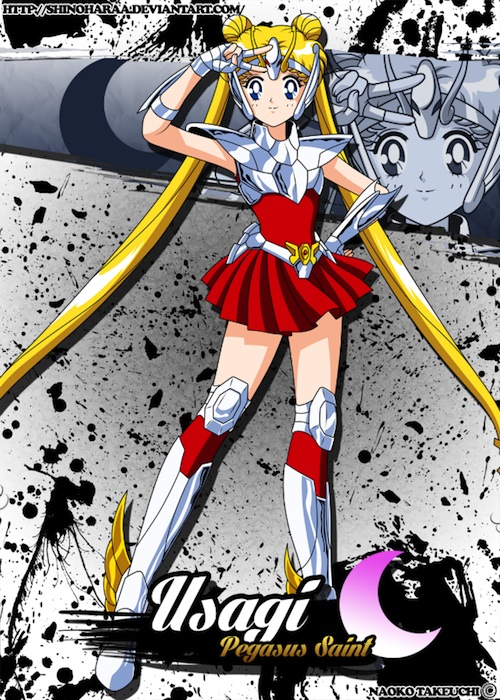 Sailor Moon Saint Seiya Fanart