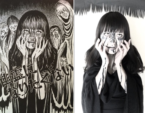 Seorang Fans Mereplika Berbagai Scene & Karakter dalam Manga Horor Junji Ito