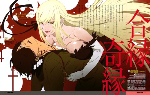 Top 10 Anime Menurut Majalah Newtype Edisi Februari 2016 - kizumonogatari