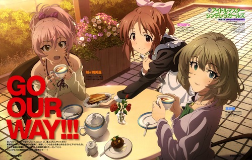 Top 10 Anime Menurut Majalah Newtype Edisi Februari 2016 - the idolm@ster cinderella girls