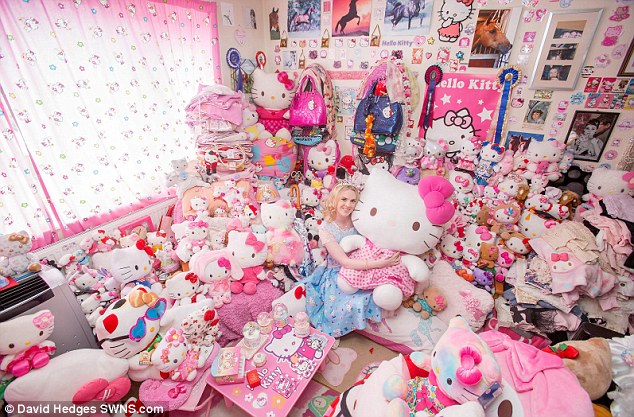 Wow! Kamar penggemar Hello Kitty ini menjadi topik pembicaraan di Jepang! (1)