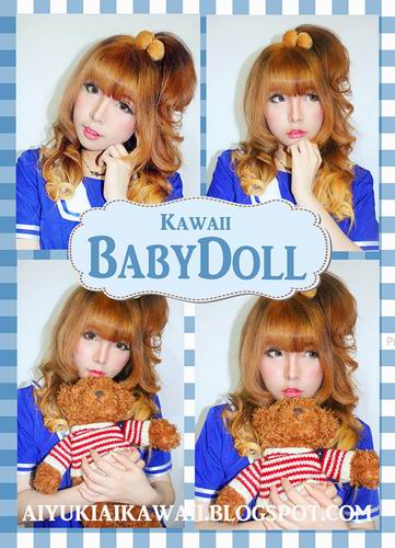 #JSnavigator Aiyuki Aikawa Diary ~ Tutorial Kawaii Babydoll Hairstyle (1)