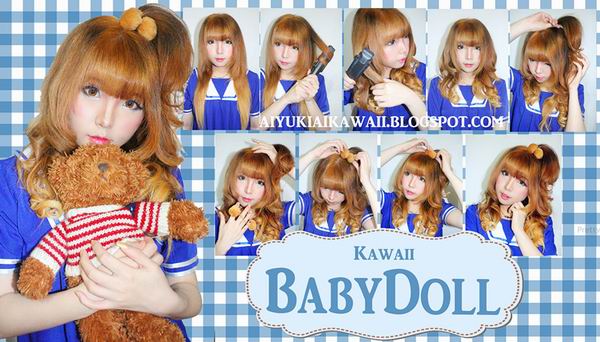 #JSnavigator Aiyuki Aikawa Diary ~ Tutorial Kawaii Babydoll Hairstyle (2)