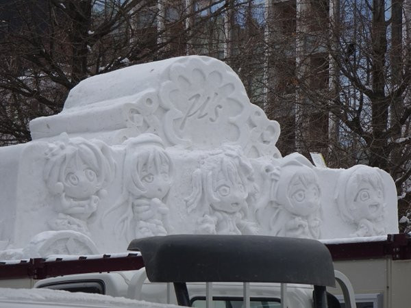 Patung salju Love Live! akan hadir di Sapporo Snow Festival