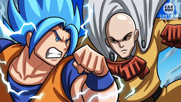 Saitama melawan Goku, siapa yang akan menang