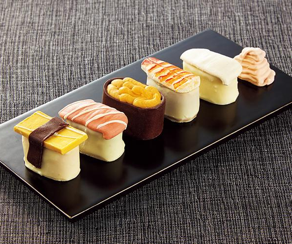 Sushi cokelat & aneka makanan unik lainnya hadir menjelang Valentine di Jepang (1)