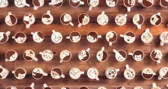 Manisnya Cerita Cinta Sepasang Cangkir Kopi Dalam Video Latte Art