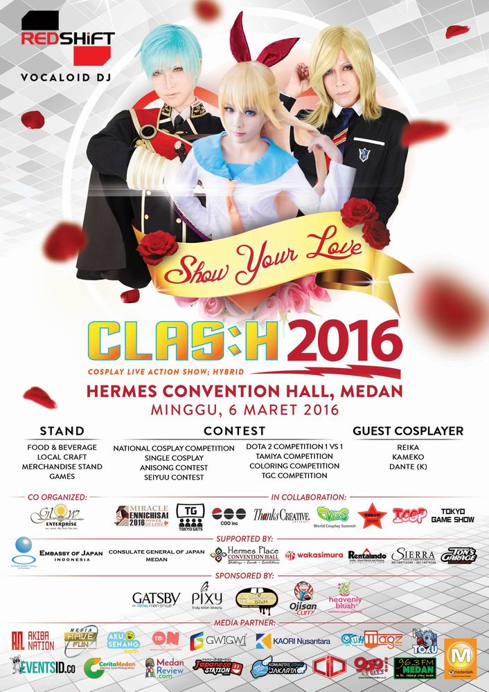 6 Maret 2016 - CLASH MEDAN 2016 - Hermes Convention Hall, Medan