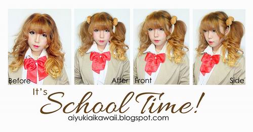 #JSnavigator Aiyuki Aikawa Diary ~ Tutorial Japanese School Girl Hairstyle (10)