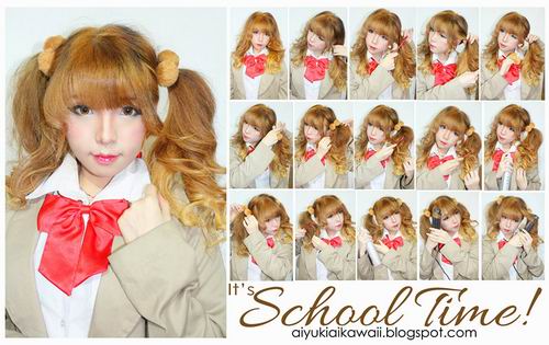 #JSnavigator Aiyuki Aikawa Diary ~ Tutorial Japanese School Girl Hairstyle (9)