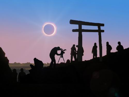 Mitos tentang fenomena gerhana matahari di Jepang
