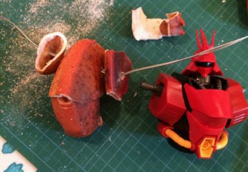 Sugoi! Fans di Jepang ciptakan model Gundam dari Lobster! (7)