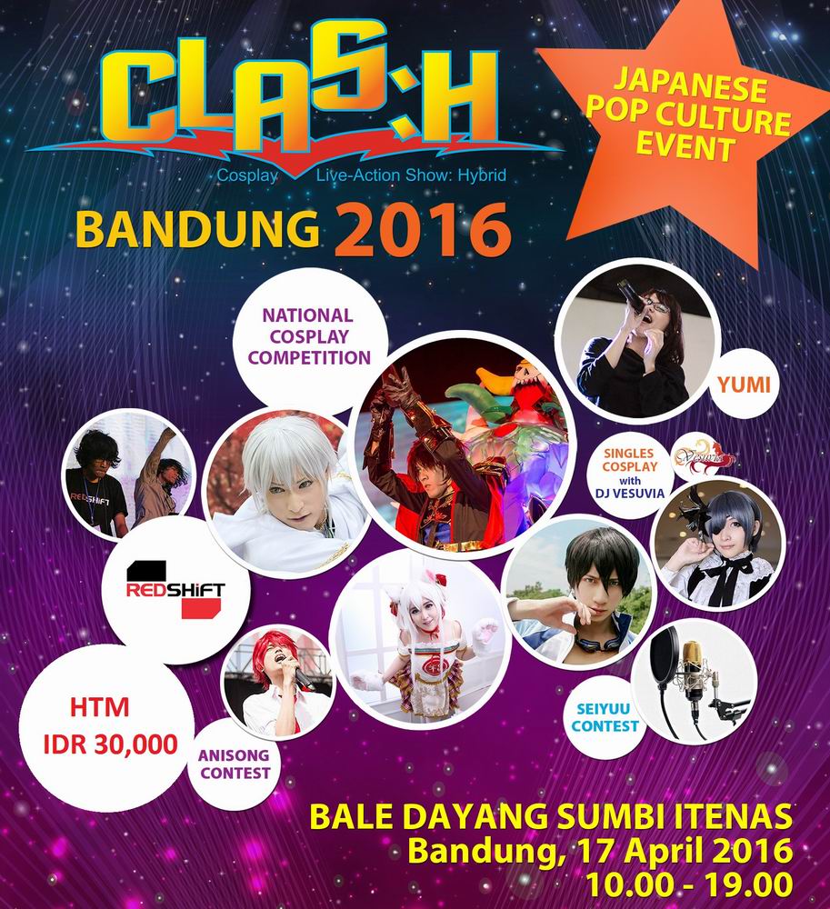 CLASH, Satu-satunya Japanese Event Pop Culture di 5 Kota Besar Indonesia