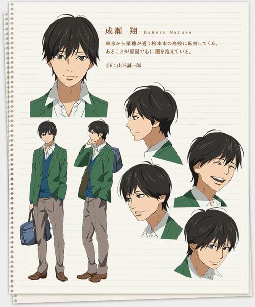 Desain Karakter Pria Untuk Serial Anime Orange Telah Terungkap